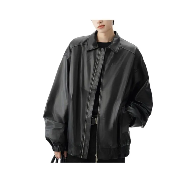 VESIBO Leather Jackets Unisex-0