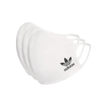 Adidas Face Masks Unisex White/3 Pack