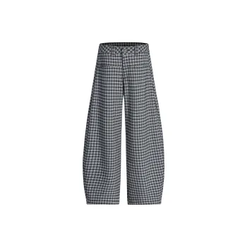 Ghost Mask Casual Pants Unisex American Plaid