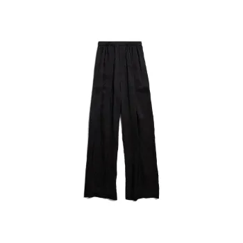 Balenciaga Stencil Logo print Satin Trousers