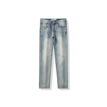 HIPANDA Jeans Men's Nostalgic Blue
