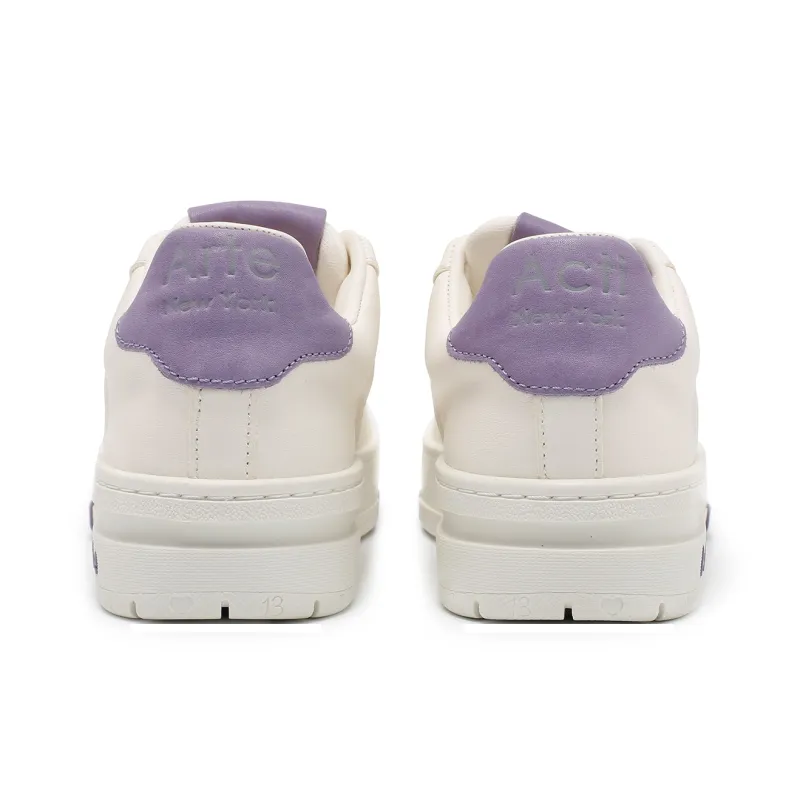 Arte In Acti Low Top Skateboard Shoes Unisex White-3
