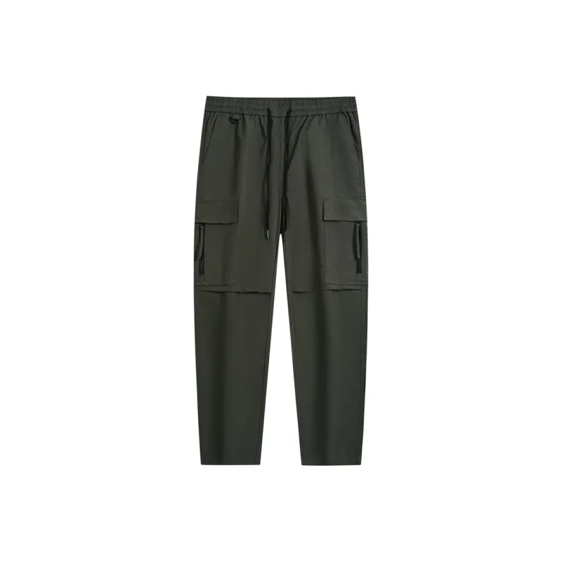 FAIRWHALE Casual Pants Unisex Army Green-0