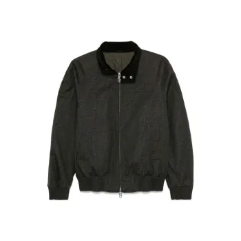 FENDI FF pattern Bomber Jacket
