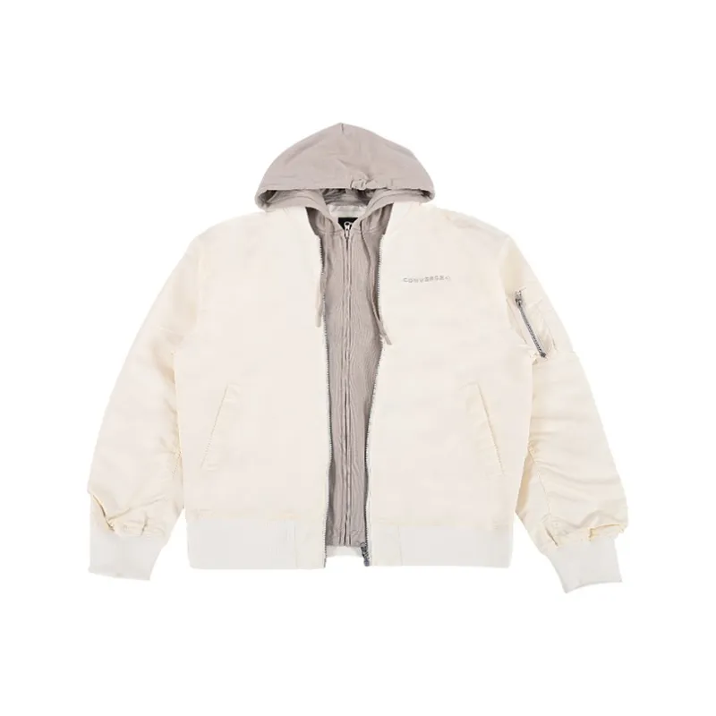 Converse Puffer Jacket Unisex Beige-0
