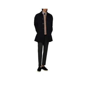Hacikis Jackets Men Navy Blue