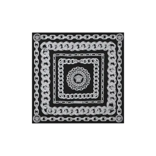 VERSACE Large Medusa Chain Silk Foulard