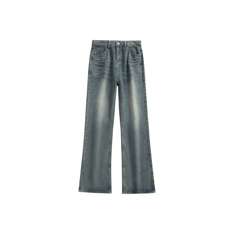 FALIAMS Jeans Unisex Vintage Blue-5