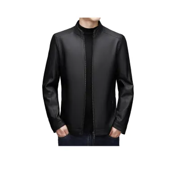 PIERRE CARDIN Leather Jacket Men's