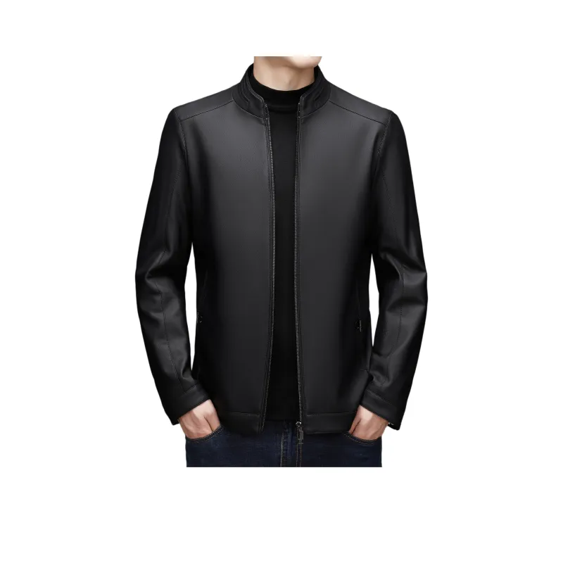 PIERRE CARDIN Leather Jacket Men's-0