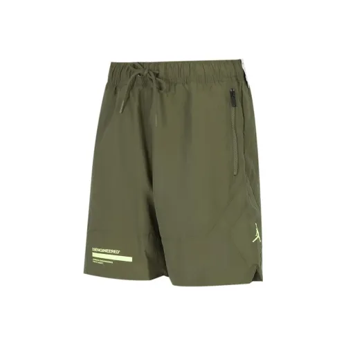 JORDAN Casual Shorts Men Army Green