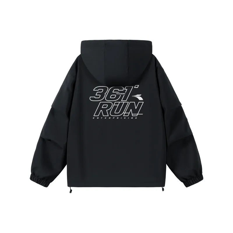 361° Trench Coat Unisex Super Black-0