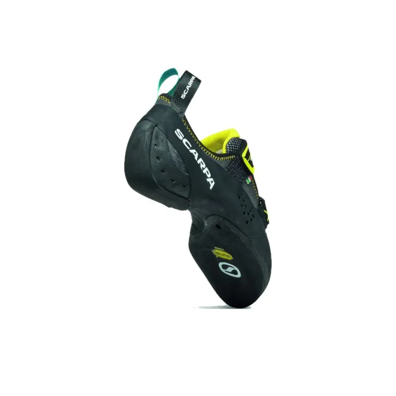 SCARPA Vapor Anti Slip Wear Resistant Low Top Rock Climbing Shoes Unisex Black-6