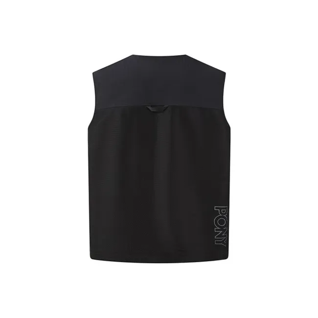 Pony Vests Men Black-1