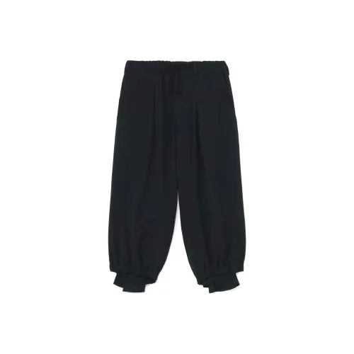 Yohji Yamamoto Drawstring waist Crow Trousers