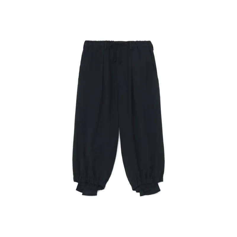 Yohji Yamamoto Drawstring waist Crow Trousers-0