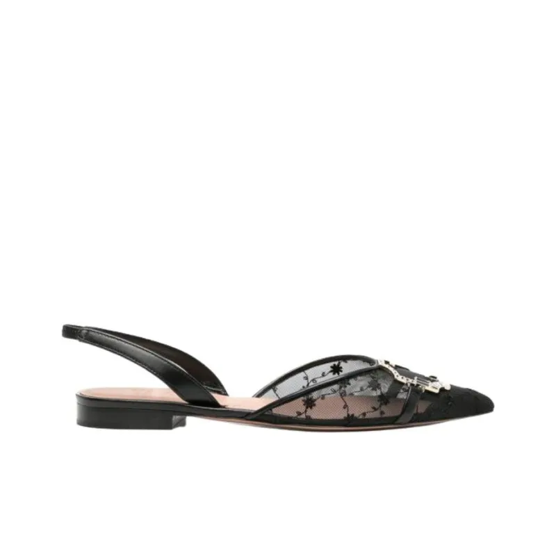 Malone Souliers Misha Casual Single Shoes Women's Black-1
