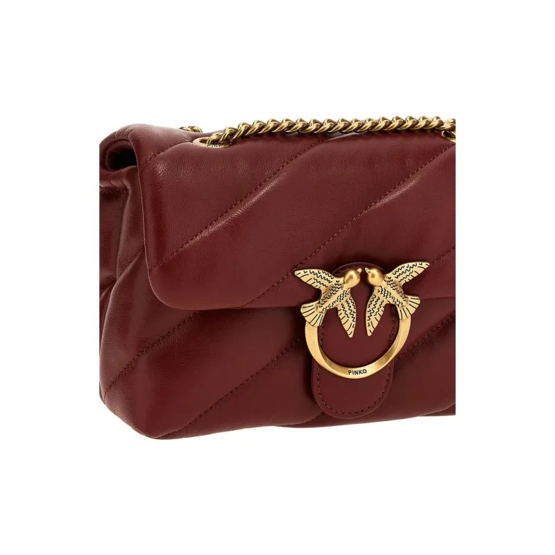 PINKO Love Puff Quilted Mini Shoulder Bag-3