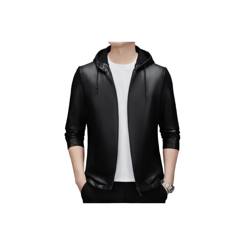 PIERRE CARDIN Leather Jacket Men's-0