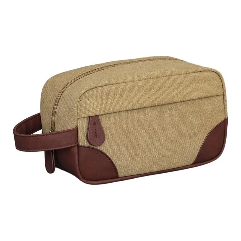 LETOO Canvas Toiletry Bag Men's Multicolor-2