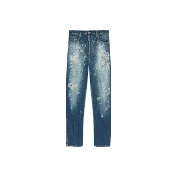DSQUARED 2 Distressed Loose Fit Jeans