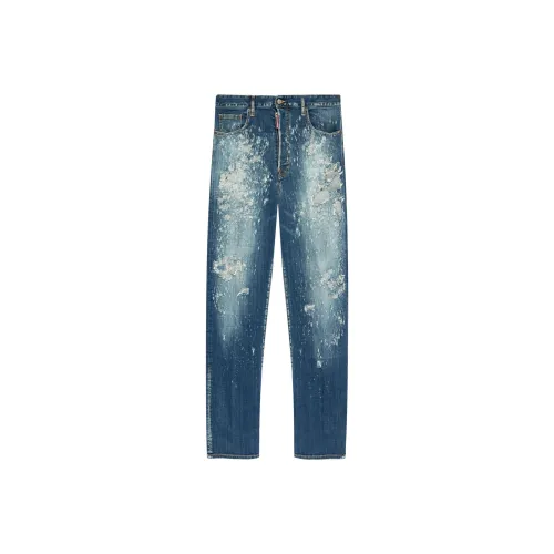 DSQUARED 2 Distressed Loose Fit Jeans