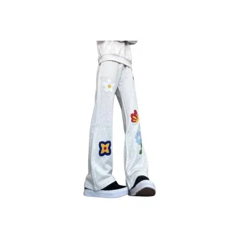 JIMI&JONS Casual Pants Unisex White