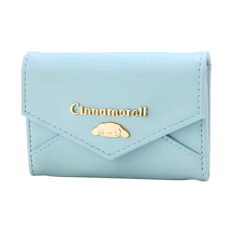 Sanrio Leather Wallet Women's Blue-0