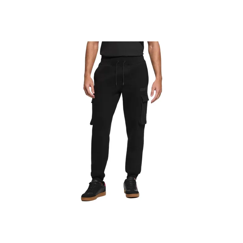 GUESS Cargo Pants Men Black-0