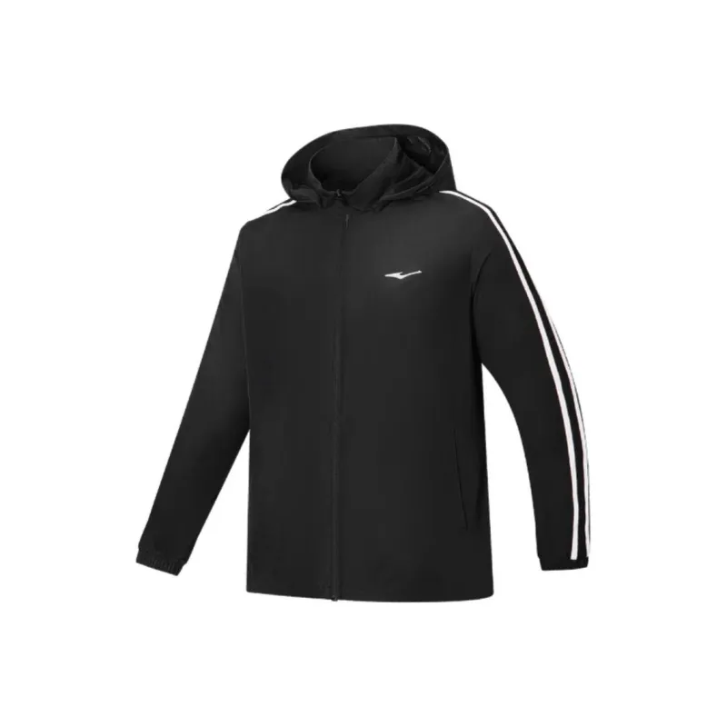 Erke Variety Training Collection Trench Coat Men's Jet Black-0