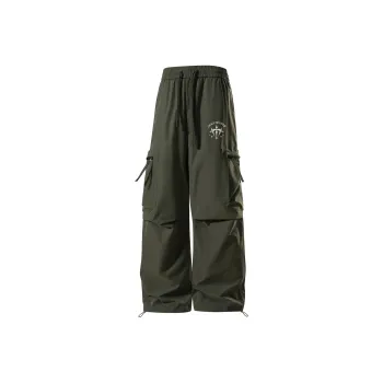 DUKE+DEXTER Cargo Pants Unisex Gray Green