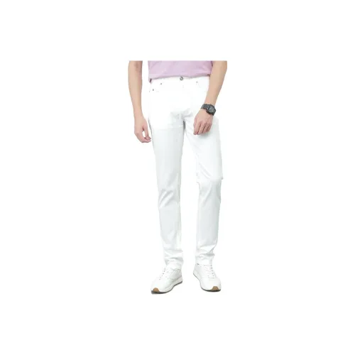 EDENBO Casual Pants Men White