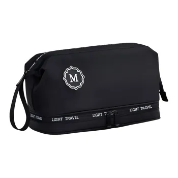 LETOO Oxford Lightweight, Practical, Multifunctional Design Makeup Bag Regular Men's Black/Gray