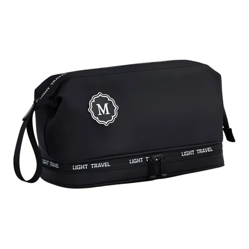 LETOO Oxford Lightweight, Practical, Multifunctional Design Makeup Bag Regular Men's Black/Gray