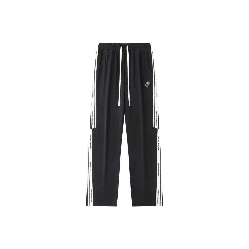 Crayon Shinchan Casual Pants Unisex Black-0