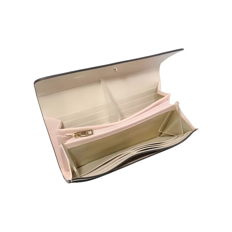 Furla Printed Leather Wallet Women's Candy Rose Pink-4