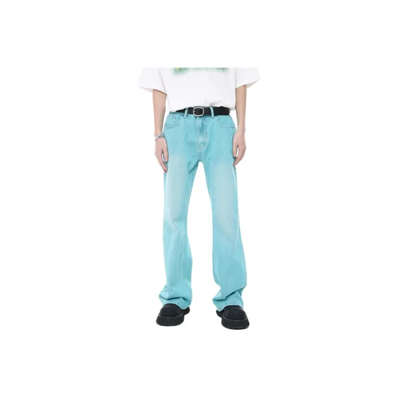 Voguo Relay Jeans Unisex Bamboo Leaf Cyan-0