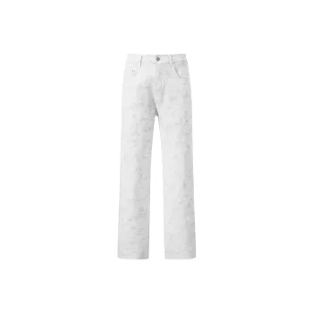 TEN MIRO Jeans Unisex White