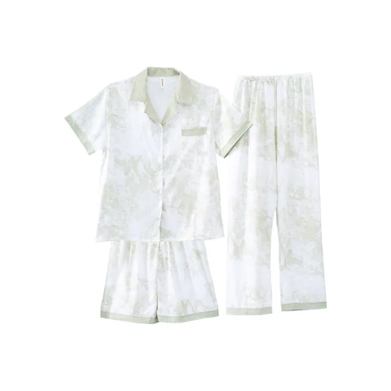 Aidai Pajama Set Women's Gradient Green-0