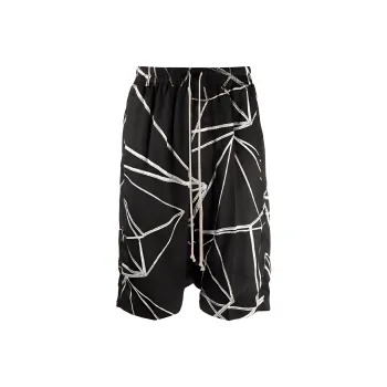 RICK OWENS/RO Casual Shorts Men's Black