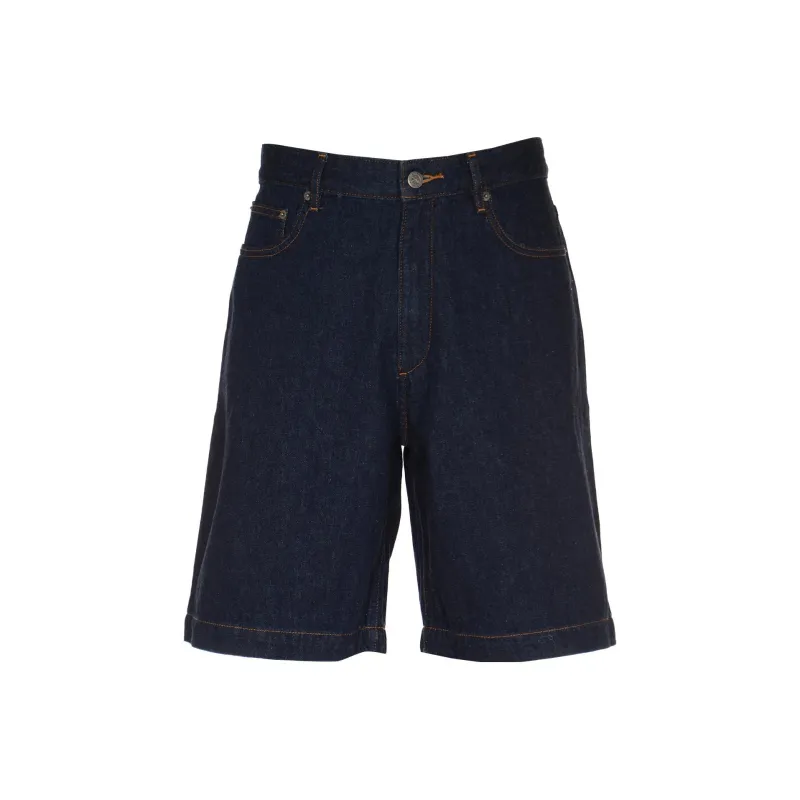 A.P.C Denim Shorts Men Blue-0