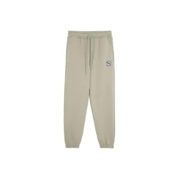 PUMA Casual Pants Unisex Light Gray