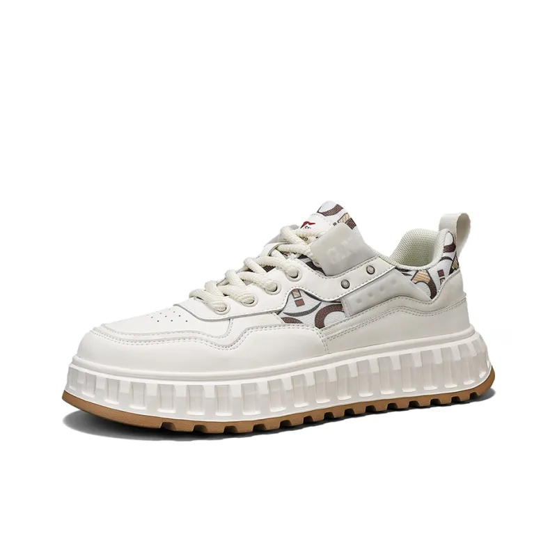 G.N.SHIJIA Slip Resistant, Abrasion Resistant, Breathable, Height Increasing Low Top Skateboard Shoes Men's-14