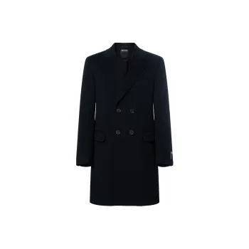 Zzegna Coats Men Black