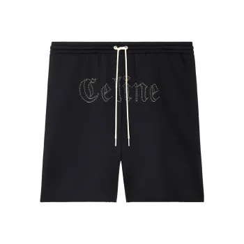 CELINE Casual Shorts Men Black