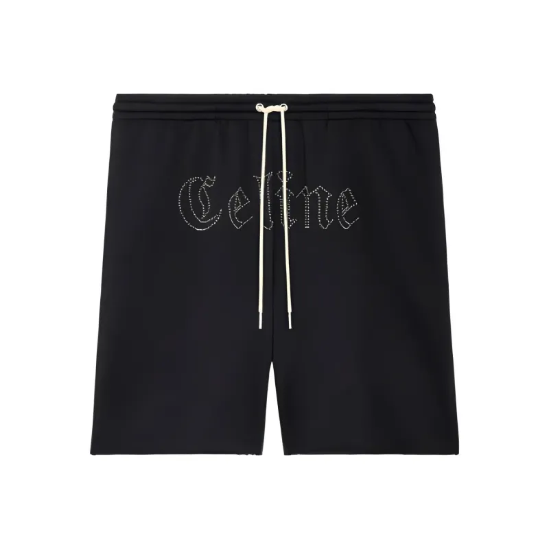 CELINE Casual Shorts Men Black-0
