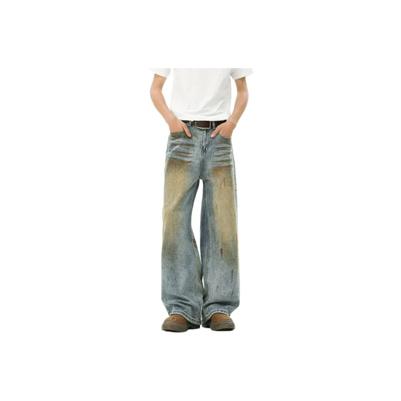 NEVER RULE Jeans Unisex Dark Blue-4