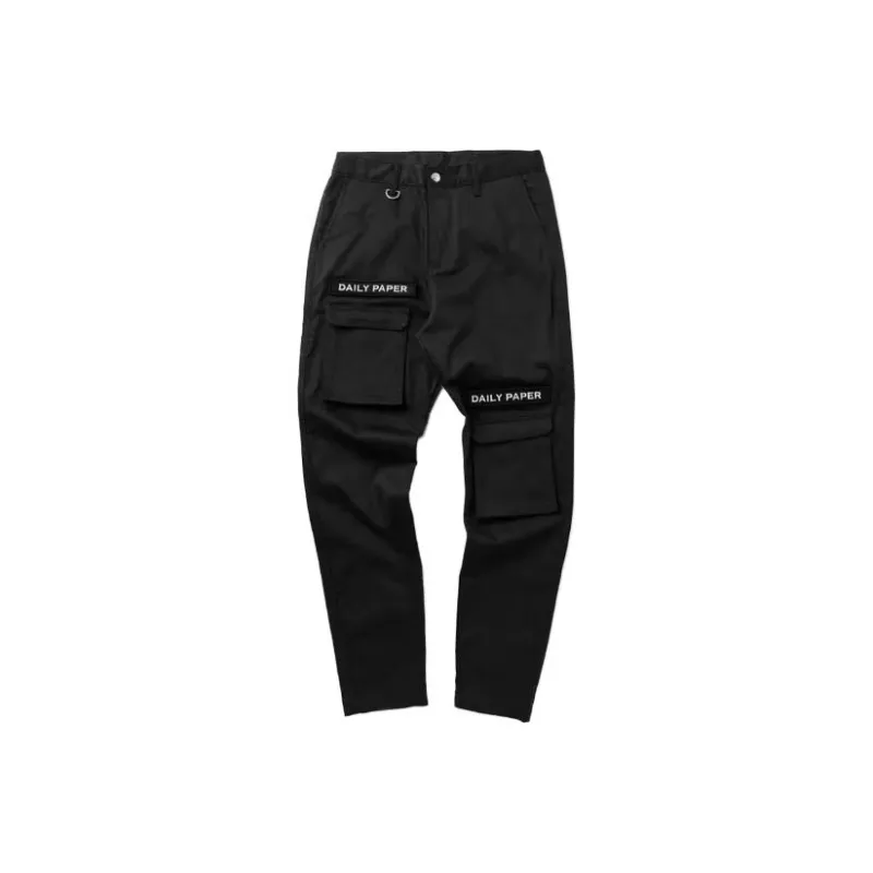 Daily Paper Casual Pants Men Black-0