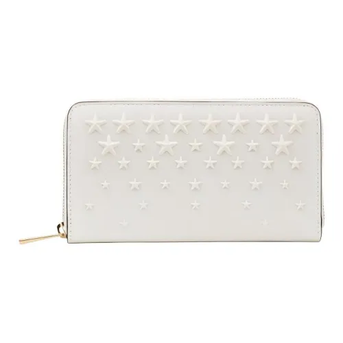 Jimmy Choo Calfskin Wallet Women's White