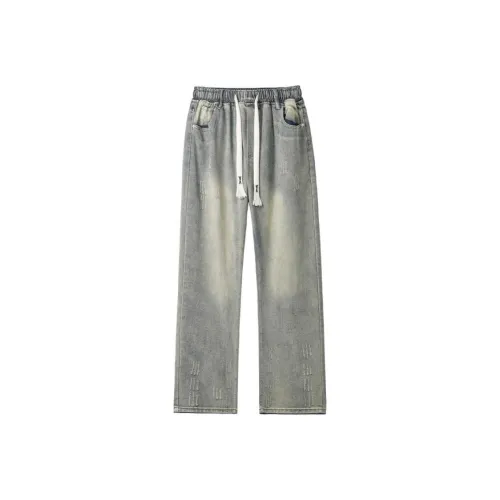 WHELVE Jeans Unisex Yellow Mud